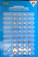40 Piece Button Battery Set