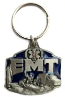 EMT Pewter Keychain