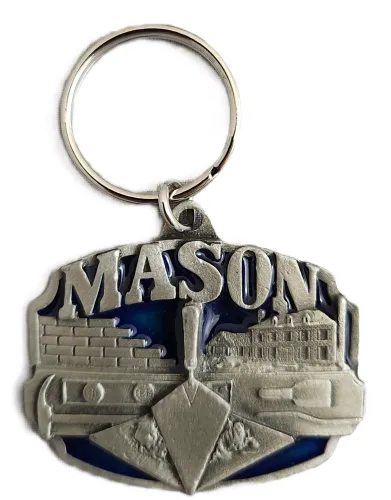 Mason Pewter Keychain