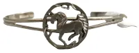 Youth-Unicorn Cuff Bracelet (Pewter)