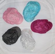 Youth Newsboy Hat with Small Sequins