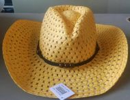 Youth Mesh Cowboy Hat Yellow