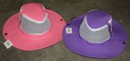 Youth Solid Color Safari Hat (Pink/Purple)