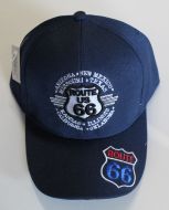 Route 66 Baseball Cap (Navy)