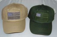 Baseball Cap with USA Flag Patch 
