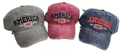 Baseball Cap "America Est 1776"