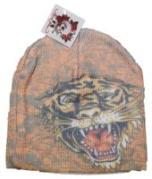 Tiger Tattoo Stocking Cap (Orange)