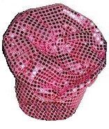 Youth Large Sequin Newsboy Cap (Pink Only)