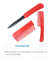 Comb Knife (Red)