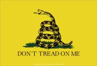 8"x12' Metal Sign "Don't Tread on Me"