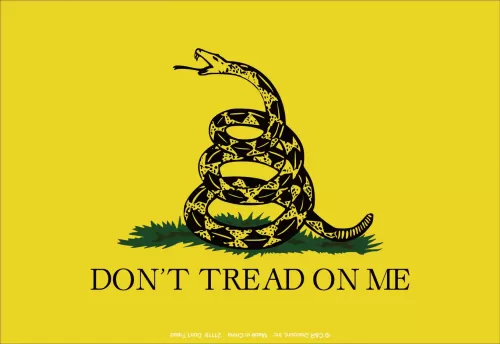 8"x12' Metal Sign "Don't Tread on Me"
