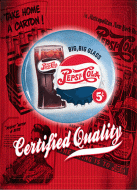 12x17 Metal Sign "Pepsi, Certified Quality"