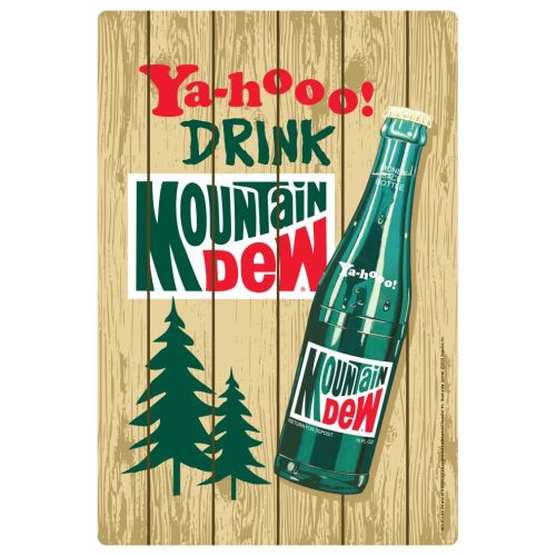 8x12 Metal Sign "Mt Dew Yahoo"