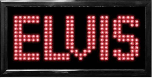 LED Elvis Light Up Sign