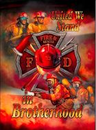 12x17 Metal Sign "Firefighters"