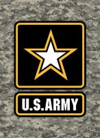 8x12 Metal Sign "Army Star"