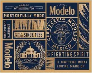 12x15 Metal Sign "Modelo"