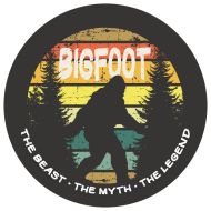 15" Dome Sign "Bigfoot"
