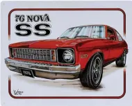 12x15 Metal Sign: '76 Nova SS