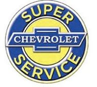12" Round Sign "Chevy Service"