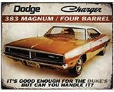 12 x 15 Metal Sign "Dodge Charger"