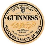 15" Dome Sign "Guiness"