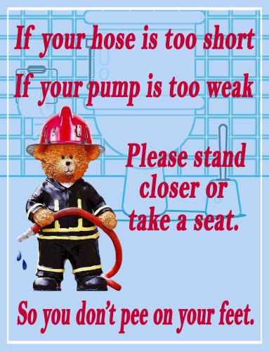 8x12 Metal Sign "Hose Problems"