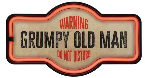 17" Grump Old Man Marquee Rope LED