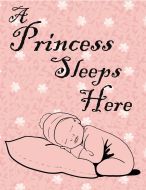 8x12 Metal Sign "Princess Sleeps"