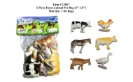 Farm Animals (3"-3.5" 6 Assorted)