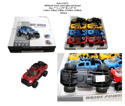 Off-Road PickUp with Lights and Sound