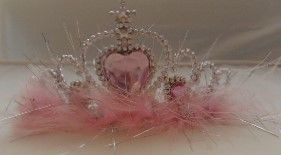 Plastic Crown with Feathers