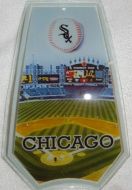 Chicago White Sox Touch Lamp Glass